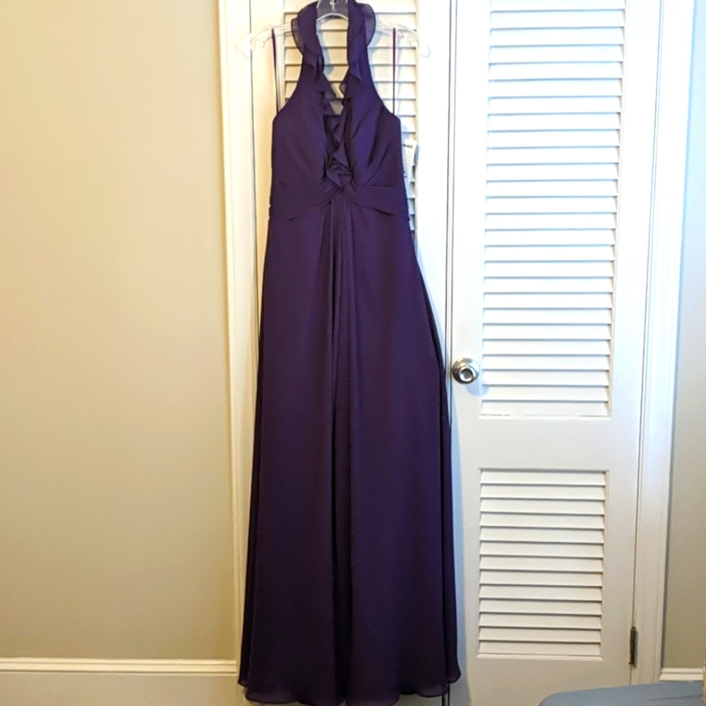 NWT Allure Bridals Chiffon floor length gown